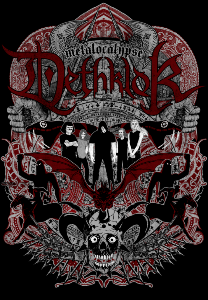 DETHKLOK shirt/poster for ADULT SWIM